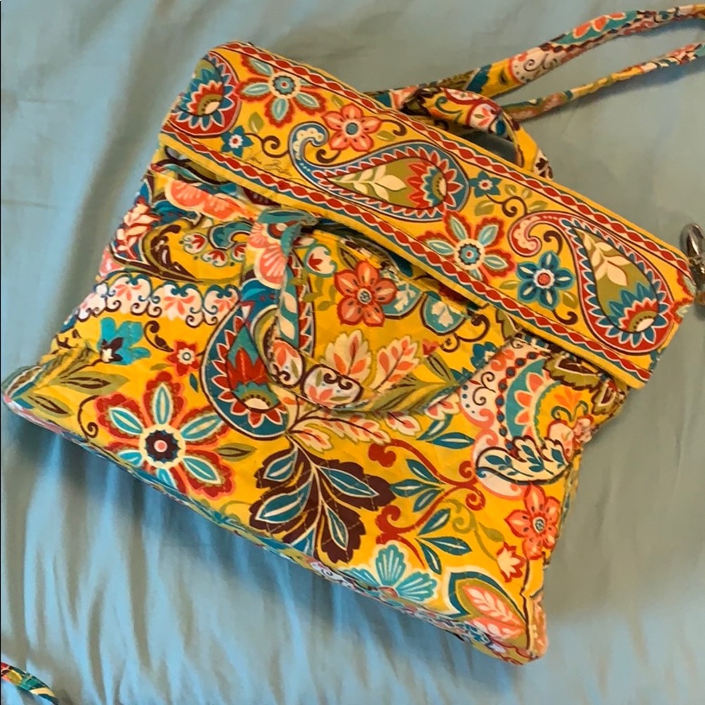 Vera Bradley Tote/Crossbody bag - paisley floral